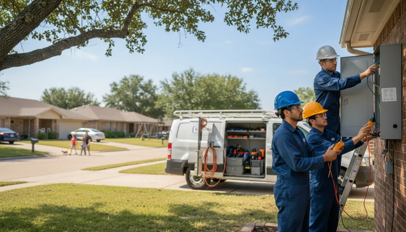 Certified electrician providing emergency electrical services in Bellevue, IA